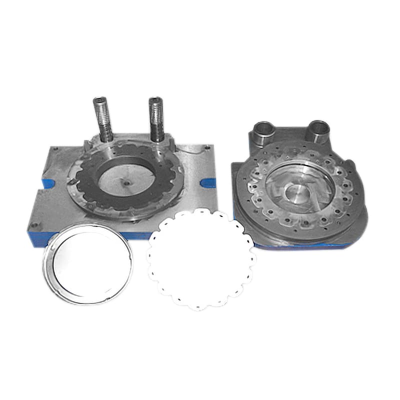 Tank manufacturing mold and tank bottom cover sample